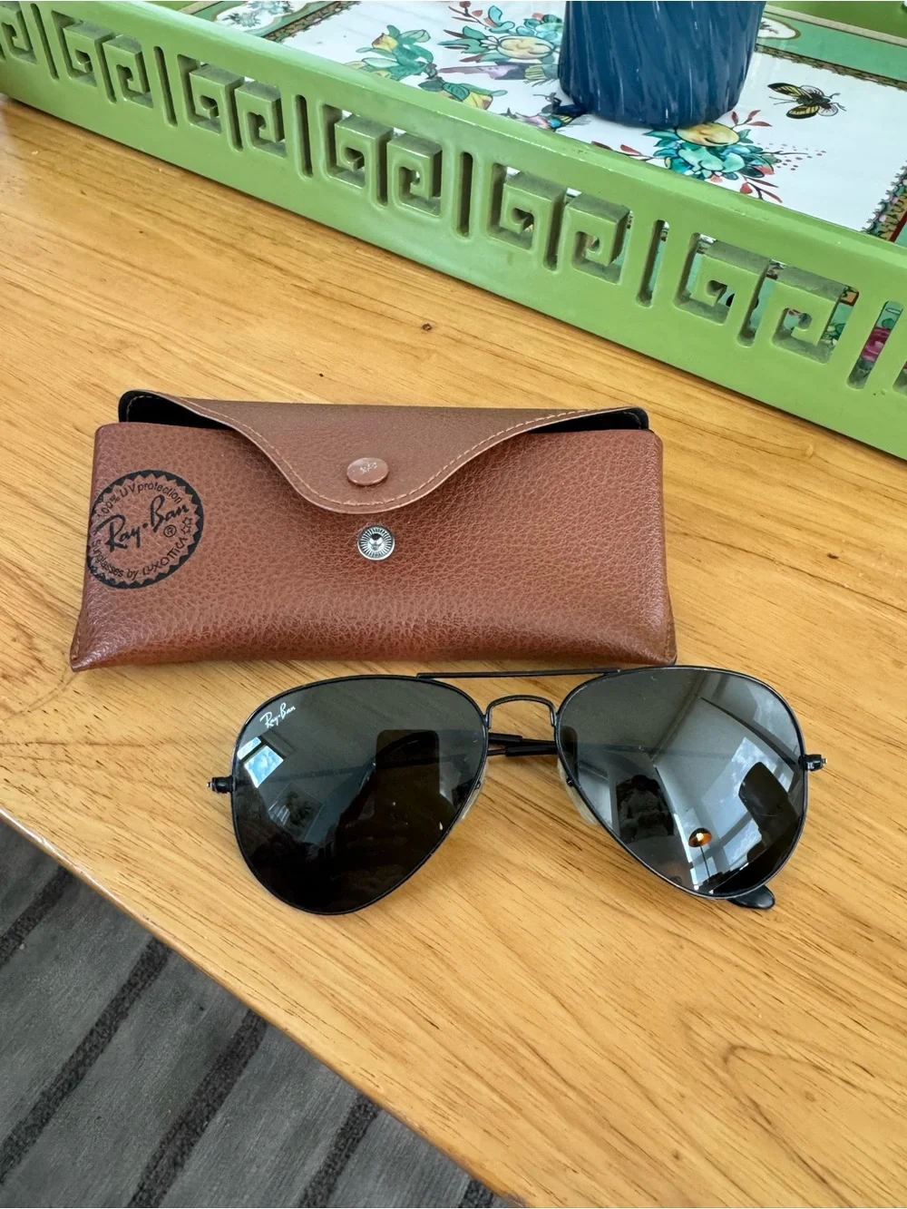 Black Rayban Aviator Classic
